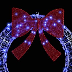 Couronne avec 150 LED Bleu 120 cm Acrylique 614707614707