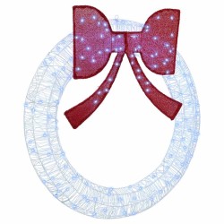 Couronne avec 150 LED Blanc froid 120 cm Acrylique 614708614708