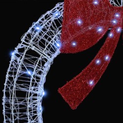 Couronne avec 150 LED Blanc froid 120 cm Acrylique 614708614708