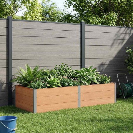 Jardinière surélevée Marron 250 x 100 x 54 cm 614712614712