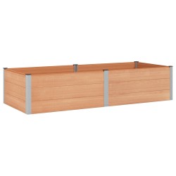Jardinière surélevée Marron 250 x 100 x 54 cm 614712614712