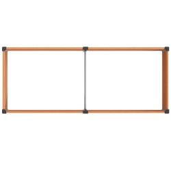 Jardinière surélevée Marron 250 x 100 x 54 cm 614712614712