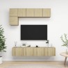 Ensemble de meuble TV 5 pcs Chêne sonoma Bois d'ingénierie 614713614713