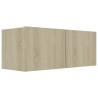 Ensemble de meuble TV 5 pcs Chêne sonoma Bois d'ingénierie 614713614713