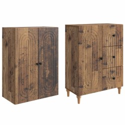 Ensemble de Meubles 2 pcs 66 x 34,5 x 90 cm Bois d'ingénierie 614716614716