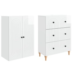 Ensemble de Meubles 2 pcs 66 x 34,5 x 90 cm Bois d'ingénierie 614717614717