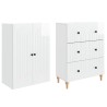 Ensemble de Meubles 2 pcs 66 x 34,5 x 90 cm Bois d'ingénierie 614717614717