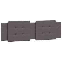 Coussin de tête de lit Zadar gris 180 cm similicuir 614729614729