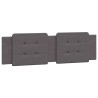 Coussin de tête de lit Zadar gris 180 cm similicuir 614729614729