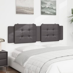 Coussin de tête de lit Zadar gris 180 cm similicuir 614729614729