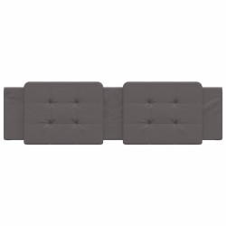 Coussin de tête de lit Zadar gris 180 cm similicuir 614729614729