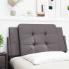 Coussin de tête de lit Zadar gris 100 cm similicuir 614730614730