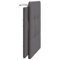 Coussin de tête de lit Zadar gris 100 cm similicuir 614730614730