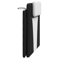 Coussin de tête de lit Viana noir et blanc 100 cm similicuir 614731614731