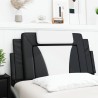 Coussin de tête de lit Viana noir et blanc 100 cm similicuir 614732614732