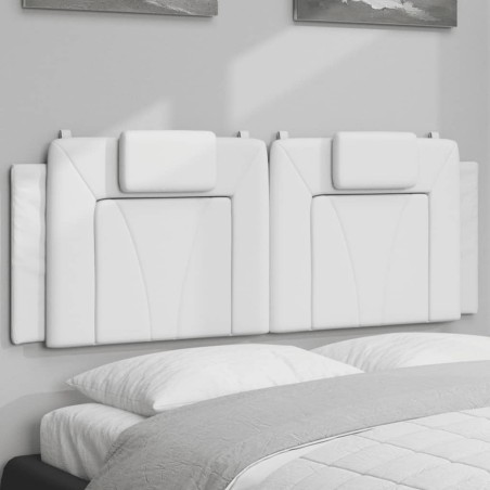 Coussin de tête de lit Viana blanc 120 cm similicuir 614734614734