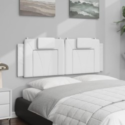 Coussin de tête de lit Viana blanc 120 cm similicuir 614734614734