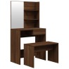 Ensemble de coiffeuse Chêne marron 74,5x40x141 cm 614740614740