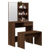 Ensemble de coiffeuse Chêne marron 74,5x40x141 cm 614740614740