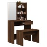 Ensemble de coiffeuse Chêne marron 74,5x40x141 cm 614740614740