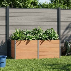 Jardinière surélevée Marron 250 x 100 x 91 cm 614741614741