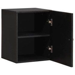Meuble mural Noir 38 x 33 x 48 cm Bois de mangue massif 614755614755