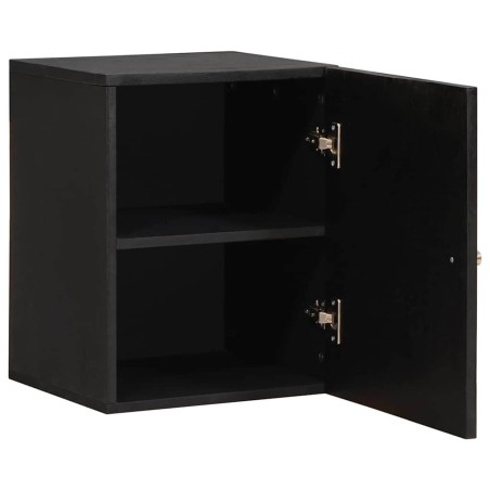 Meuble mural Noir 38 x 33 x 48 cm Bois de mangue massif 614755614755