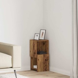 Meuble d'angle Bois ancien 25,5x25x55cm Bois d'ingénierie 614762614762