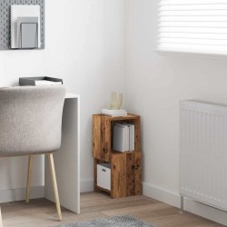 Meuble d'angle Bois ancien 25,5x25x55cm Bois d'ingénierie 614762614762