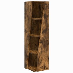 Meuble d'angle Chêne fumé 27,5x27x102cm Bois d'ingénierie 614764614764