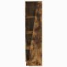 Meuble d'angle Chêne fumé 27,5x27x102cm Bois d'ingénierie 614764614764