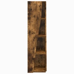 Meuble d'angle Chêne fumé 27,5x27x102cm Bois d'ingénierie 614764614764