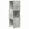 Meuble d'angle Gris béton 30,5x30x95cm Bois d'ingénierie 614765614765