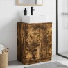Meuble de salle de bain avec évier Chêne fumé 54 x 35 x 83 cm 614769614769