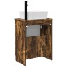 Meuble de salle de bain avec évier Chêne fumé 54 x 35 x 83 cm 614769614769