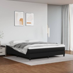 Matelas de lit à ressorts ensachés fermeté moyenne 152x203x20 cm similicuir 614776614776