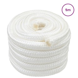 Corde de bateau 5 m 3 Blanc PP 614799614799