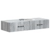 Table d'appoint murale Sonoma gris 87,5 x 34,5 x 17 cm 614806614806