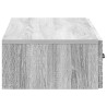 Table d'appoint murale Sonoma gris 87,5 x 34,5 x 17 cm 614806614806