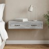 Table d'appoint murale Sonoma gris 87,5 x 34,5 x 17 cm 614807614807