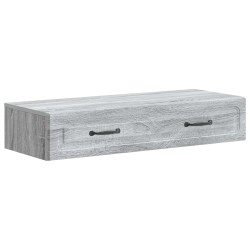 Table d'appoint murale Sonoma gris 87,5 x 34,5 x 17 cm 614807614807
