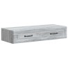 Table d'appoint murale Sonoma gris 87,5 x 34,5 x 17 cm 614807614807