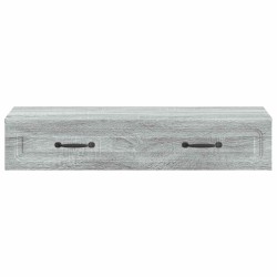 Table d'appoint murale Sonoma gris 87,5 x 34,5 x 17 cm 614807614807