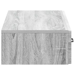 Table d'appoint murale Sonoma gris 87,5 x 34,5 x 17 cm 614807614807