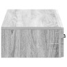 Table d'appoint murale Sonoma gris 87,5 x 34,5 x 17 cm 614807614807