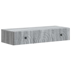 Table d'appoint murale Sonoma gris 87,5 x 34,5 x 17 cm 614808614808