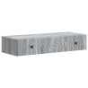 Table d'appoint murale Sonoma gris 87,5 x 34,5 x 17 cm 614808614808