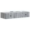 Table d'appoint murale Sonoma gris 87,5 x 34,5 x 17 cm 614808614808