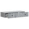 Table d'appoint murale Sonoma gris 87,5 x 34,5 x 17 cm 614808614808