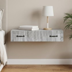 Table d'appoint murale Sonoma gris 87,5 x 34,5 x 17 cm 614809614809